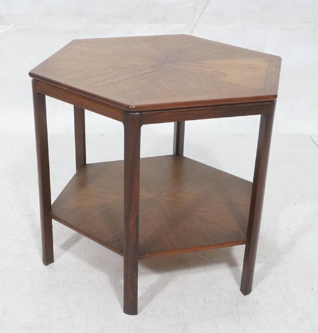 DUX by TOLKE OHLSSON Danish Hexagonal End Table. (1 of 8)