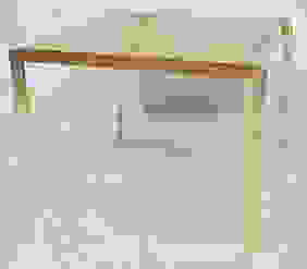 Modernist MILO BAUGHMAN Style Burl Wood Dining Ta First Image