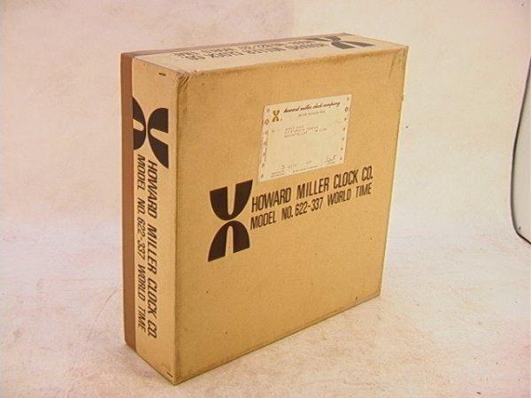 Howard Miller World Time Clock 622-337. Still seale