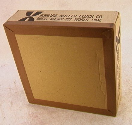 Howard Miller World Time Clock 622-337. Still seale - 2