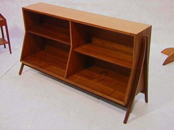 Danish Modern Style Style Bookcase on exterior wish
