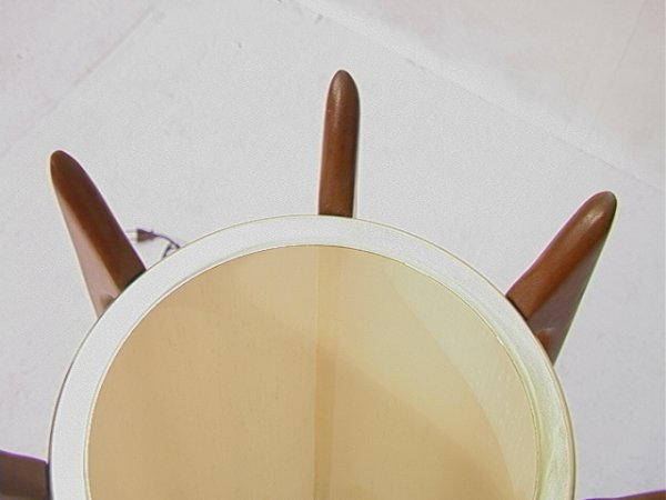 Modern Danish Style Tall Spider Table Lamp. Walnut - 8