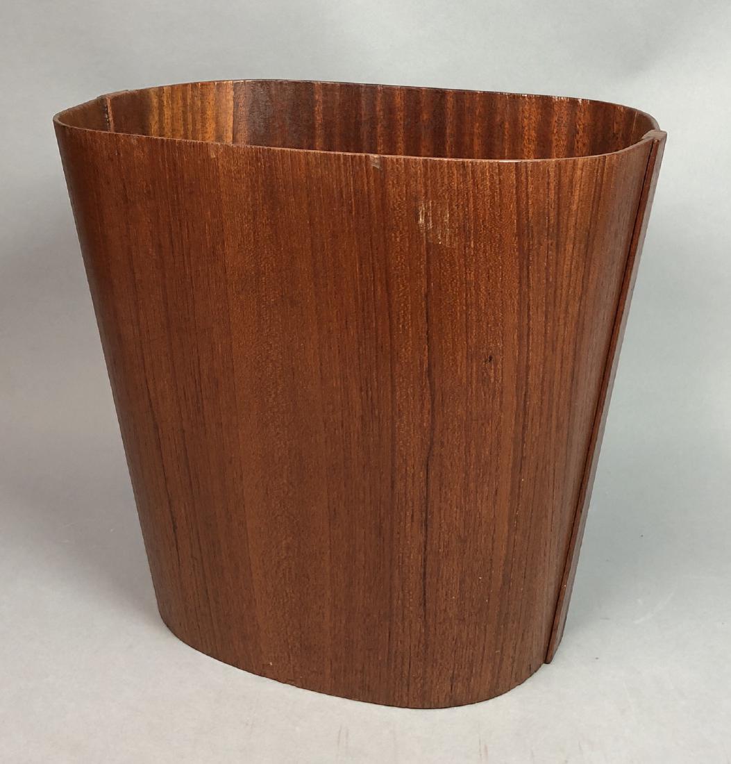 Danish Teak MOBLER Waste Basket Trash Can. Modern (1 of 12)