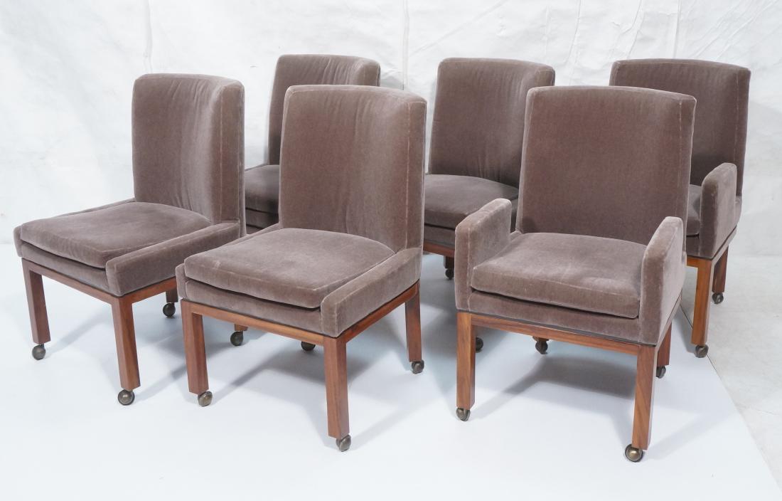 Set 6 VLADIMIR KAGAN Handmade Dining Chairs. Soft (1 of 12)