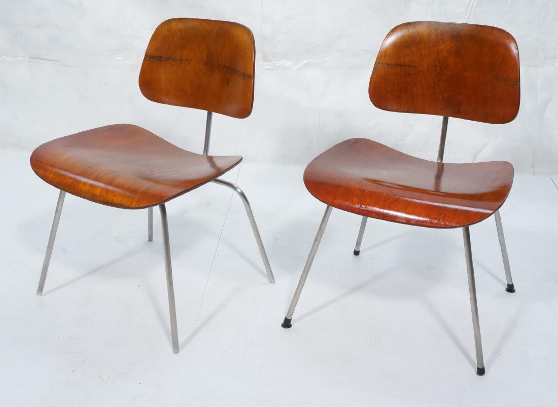 Pr CHARLES EAMES for HERMAN MILLER DCM Chairs. Wo (1 of 13)