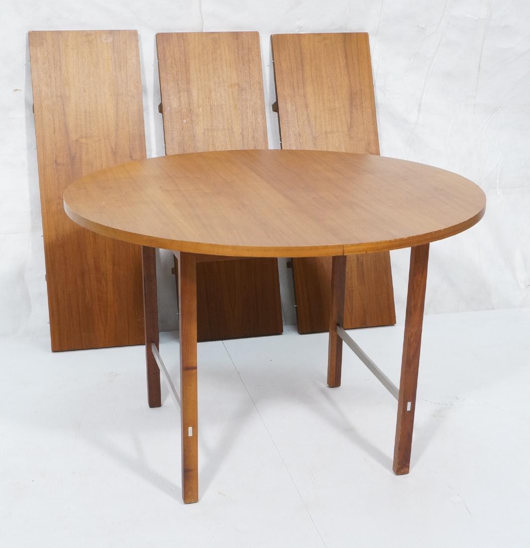 PAUL MCCOBB Round Dining Table. Contrasting dark (1 of 12)