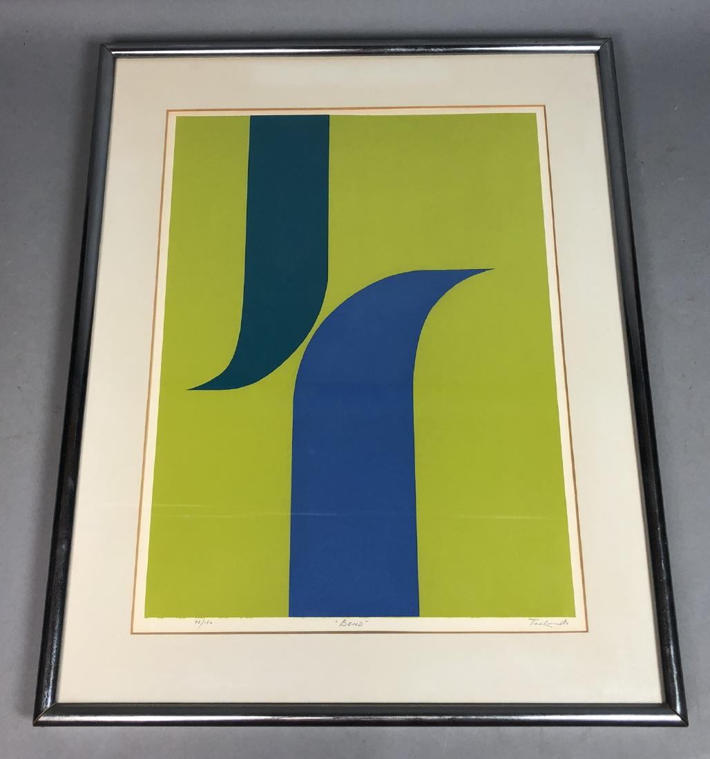 SIMON TASHIMOTO Japanese American Modernist Print (1 of 10)