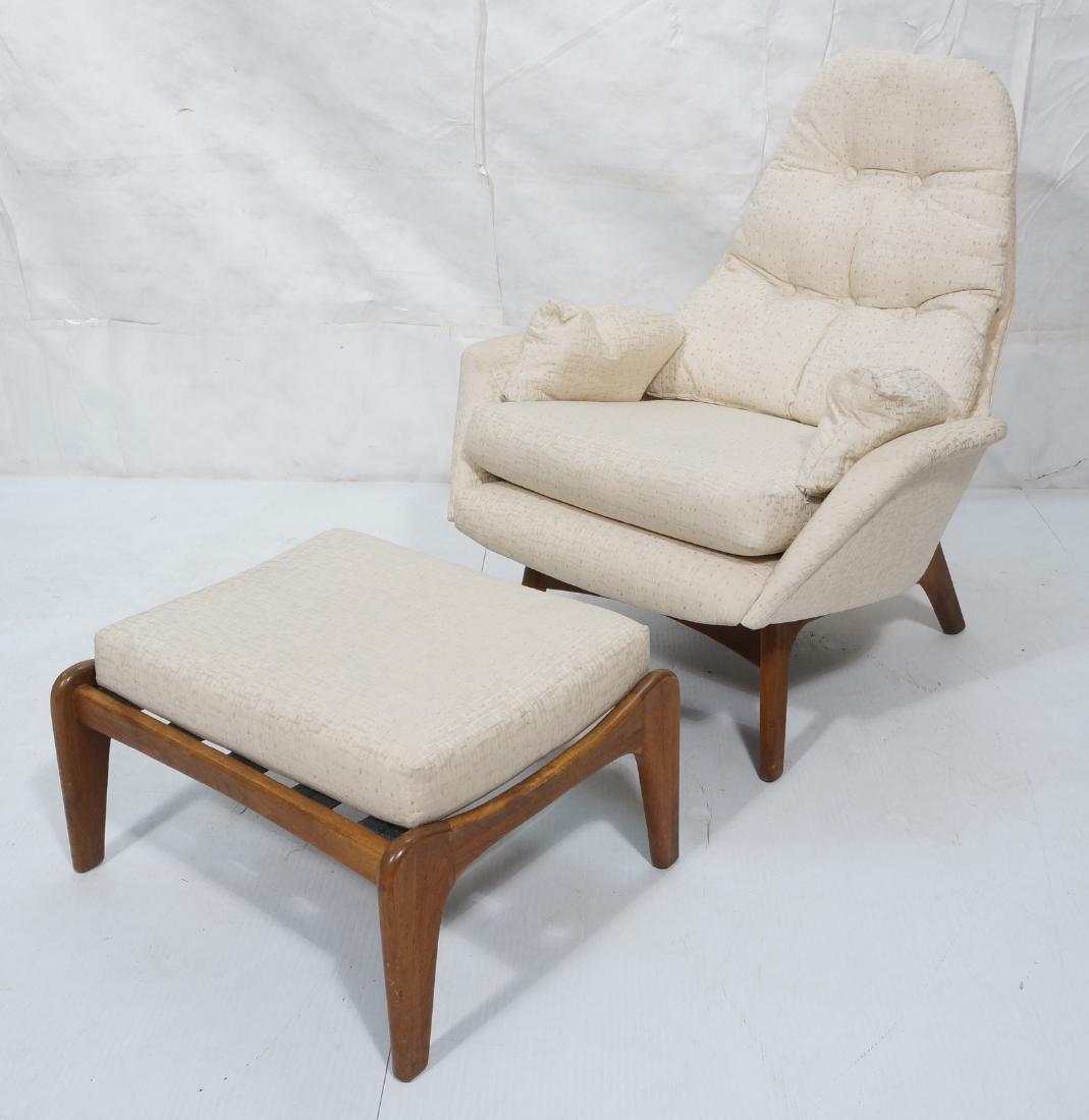 2pc ADRIAN PEARSALL Lounge Chair & Ottoman. Tall (1 of 14)
