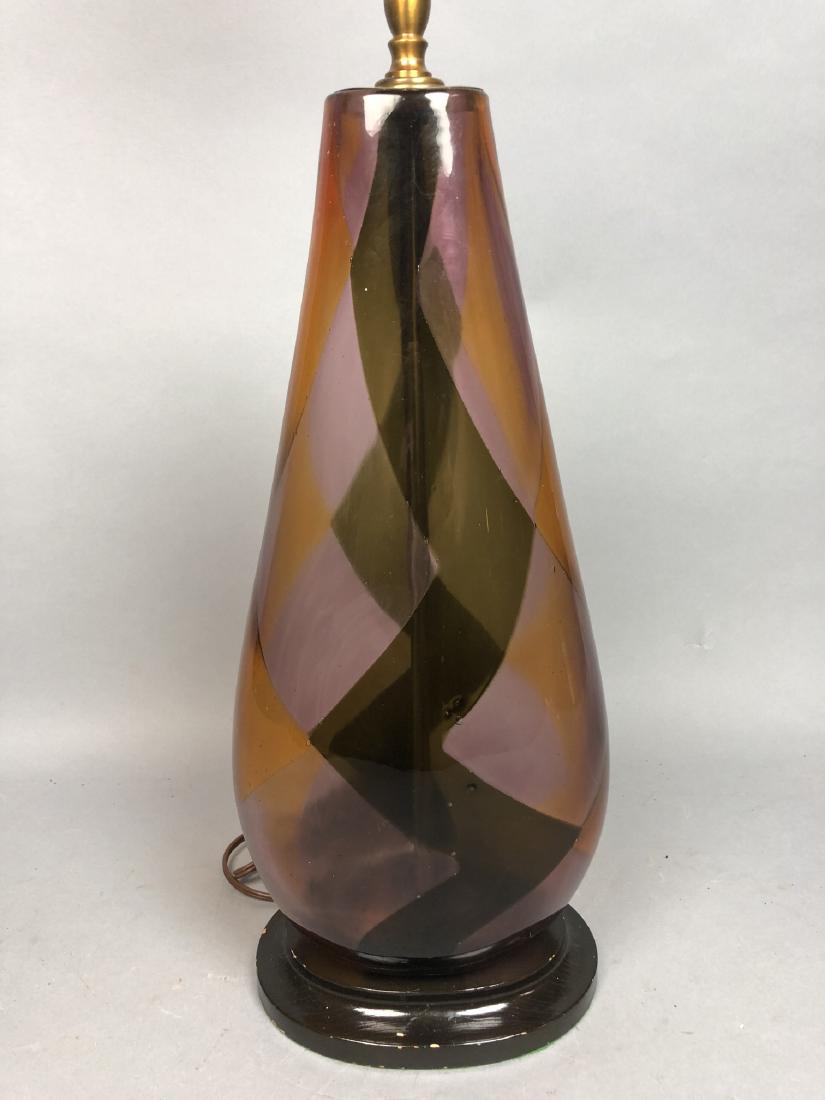 Modernist Italian Art Glass Table Lamp. Teardrop (1 of 8)
