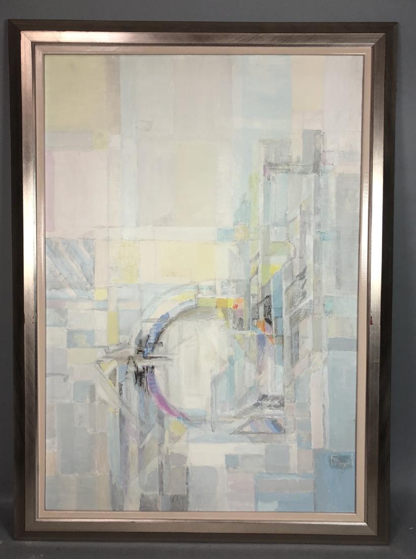 FAYOL Modernist Abstract Oil on Canvas Painting. (1 of 8)