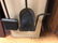 Set Modernist Brass Iron Hanging Fireplace Tools. - 4