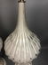 Pr Lg Murano Italian Art Glass White Table Lamps. - 3
