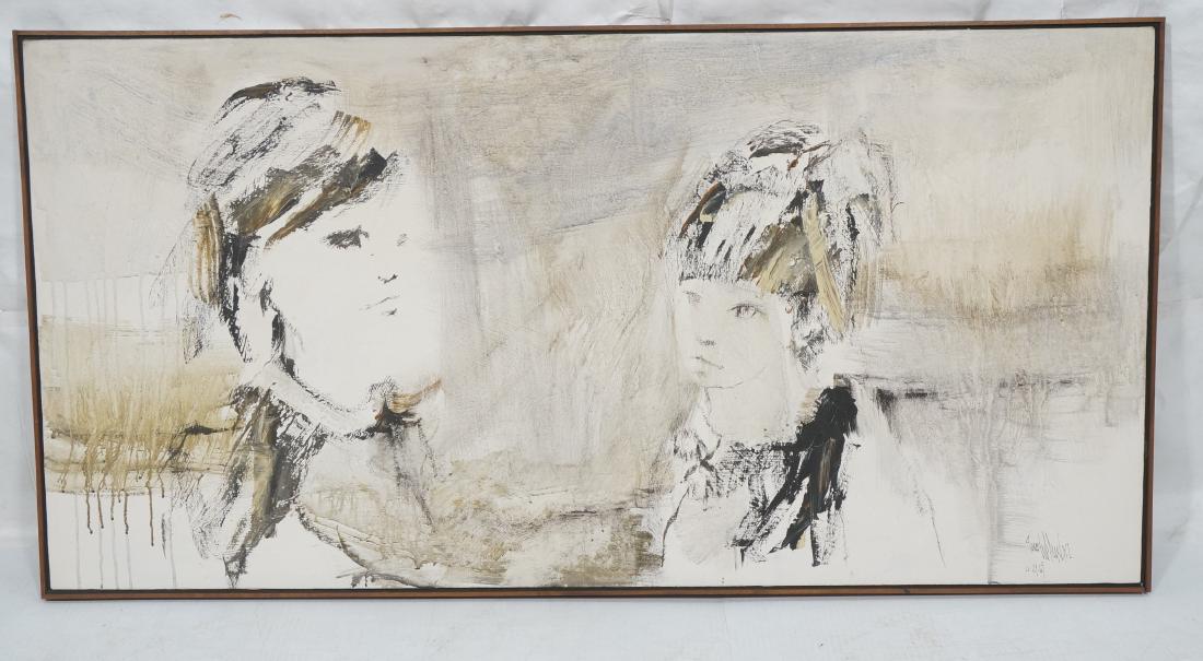 GINO HOLLANDER Modernist Abstract Oil Painting. I (1 of 11)