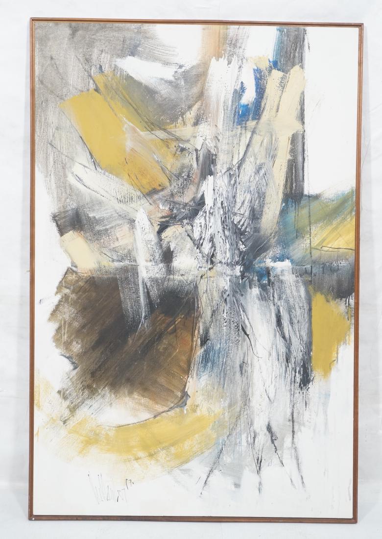 GINO HOLLANDER Modernist Abstract Oil Painting. E (1 of 10)