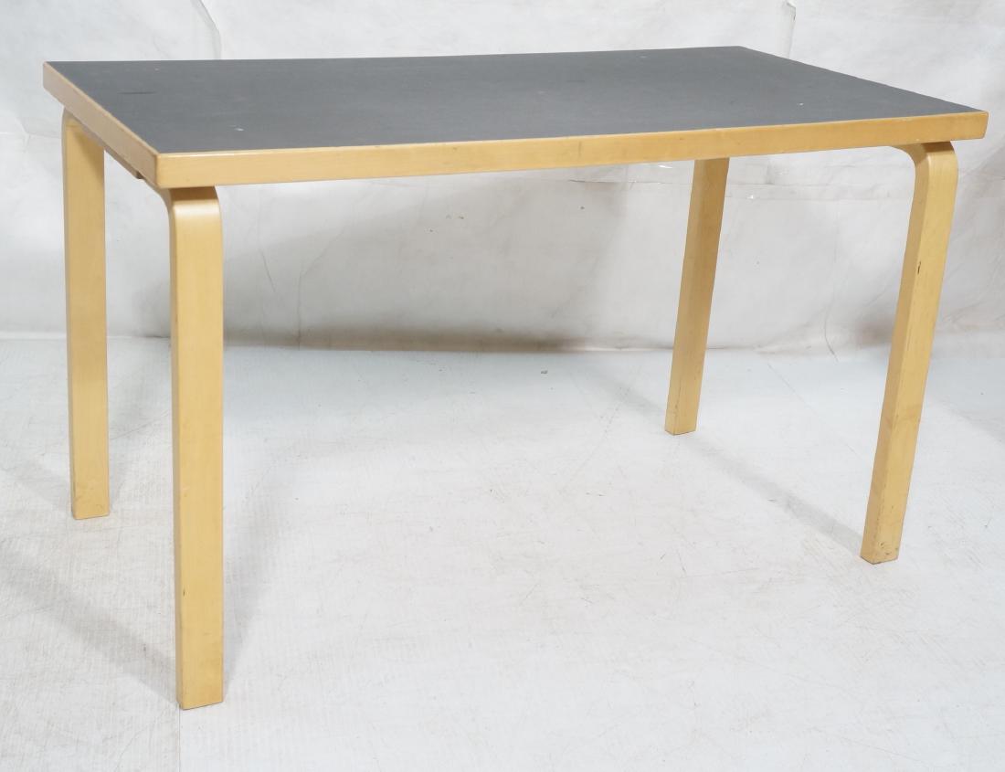 ARTEK Black Laminate Cafe Dining Table Desk. ALVA (1 of 12)