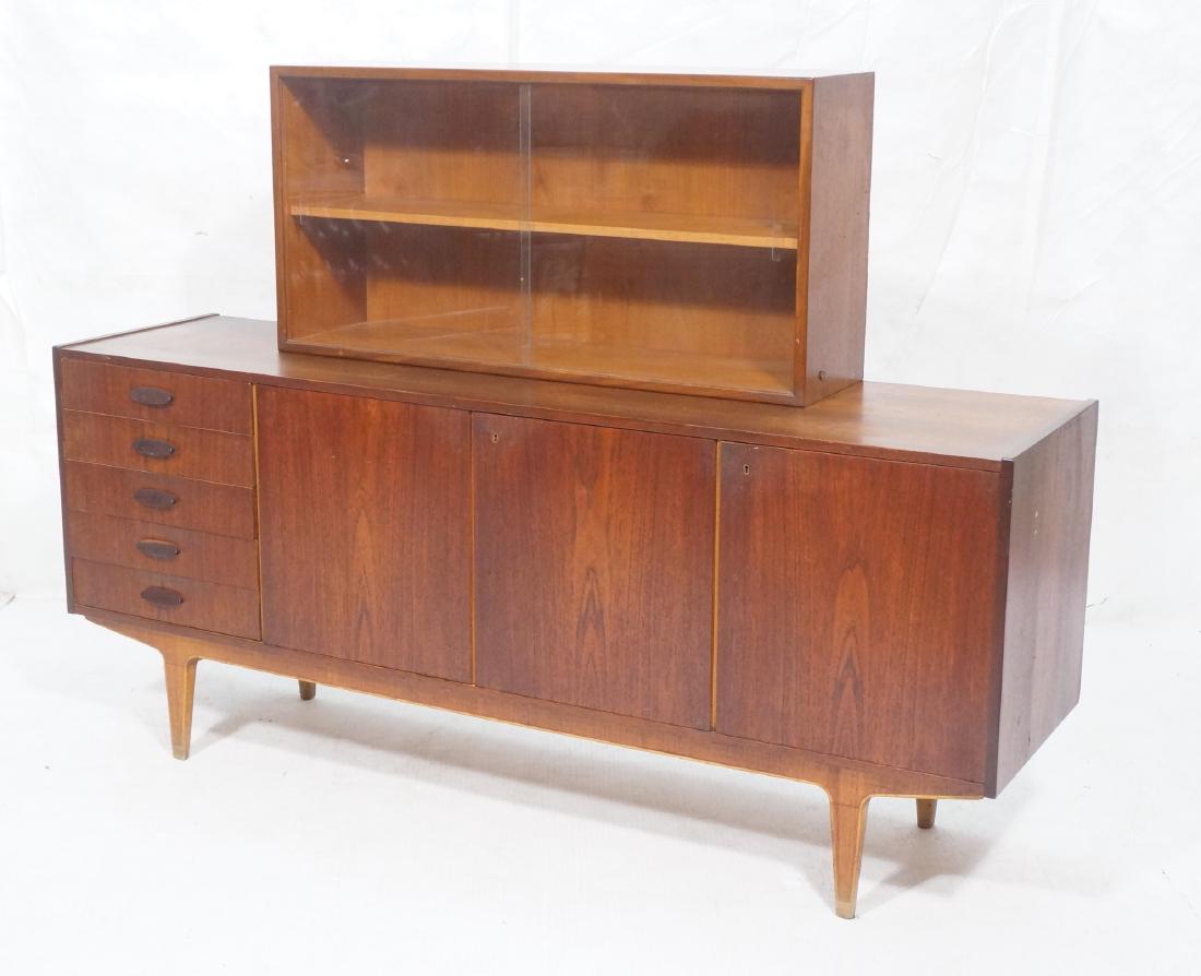 2pc Mid Century Modern Credenza. Display cabinet. (1 of 14)