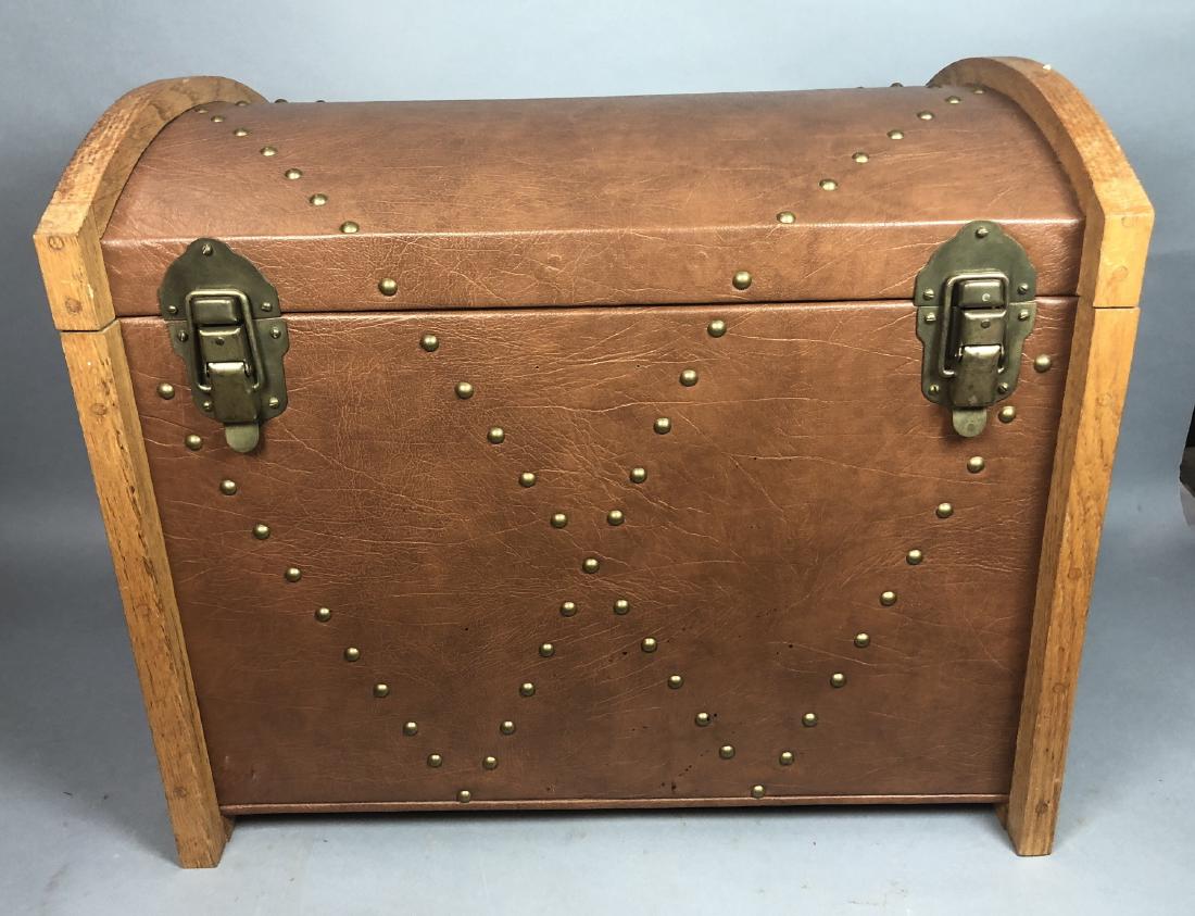 PLEASURE CRAFT Custom Made Domed Trunk Chest. Tex (1 of 8)