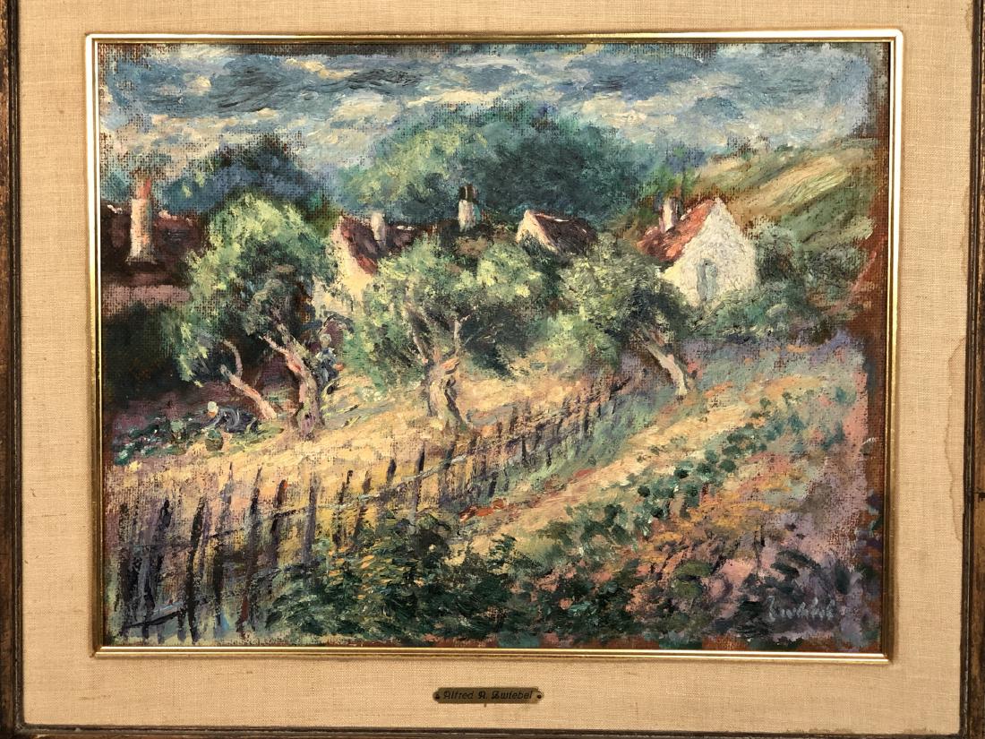 ALFRED A ZWIEBEL Impressionist Landscape Painting (1 of 10)
