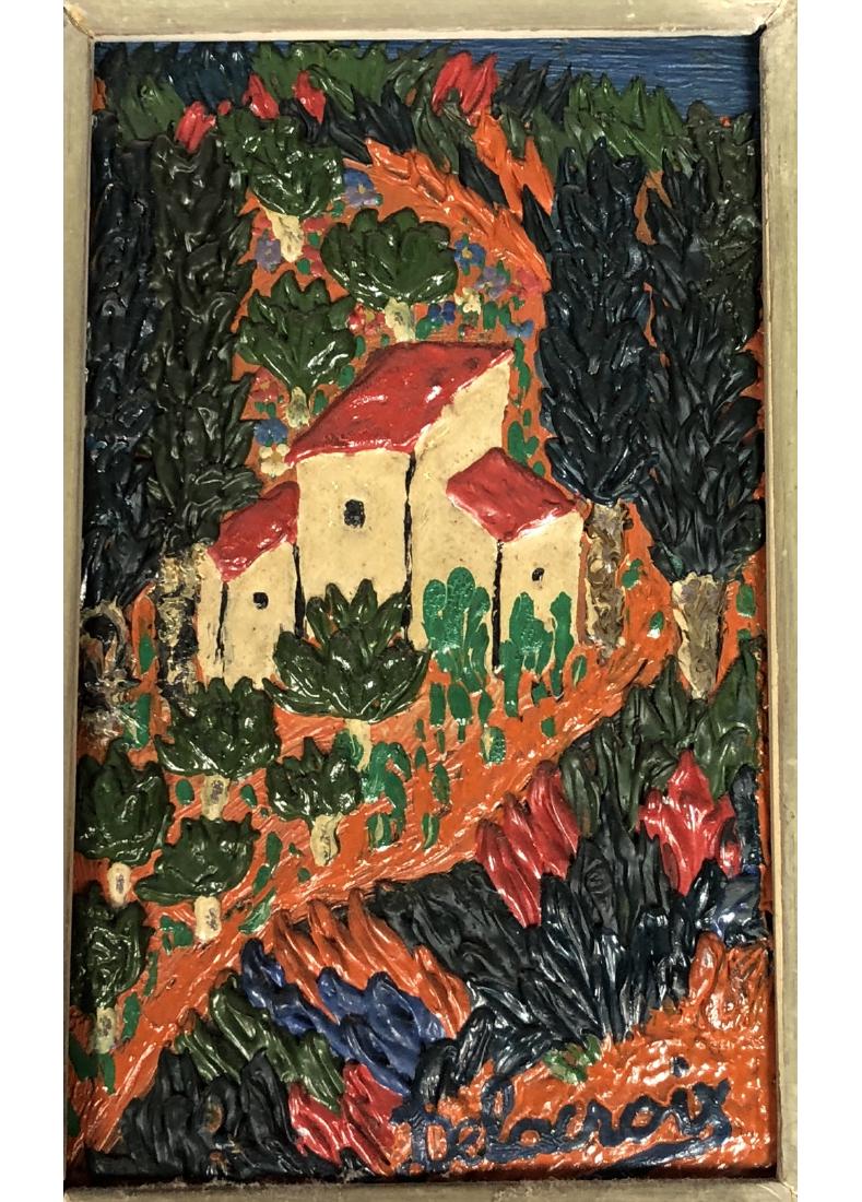 MICHAEL DELACROIX Highly Textured Landscape Paint (1 of 8)