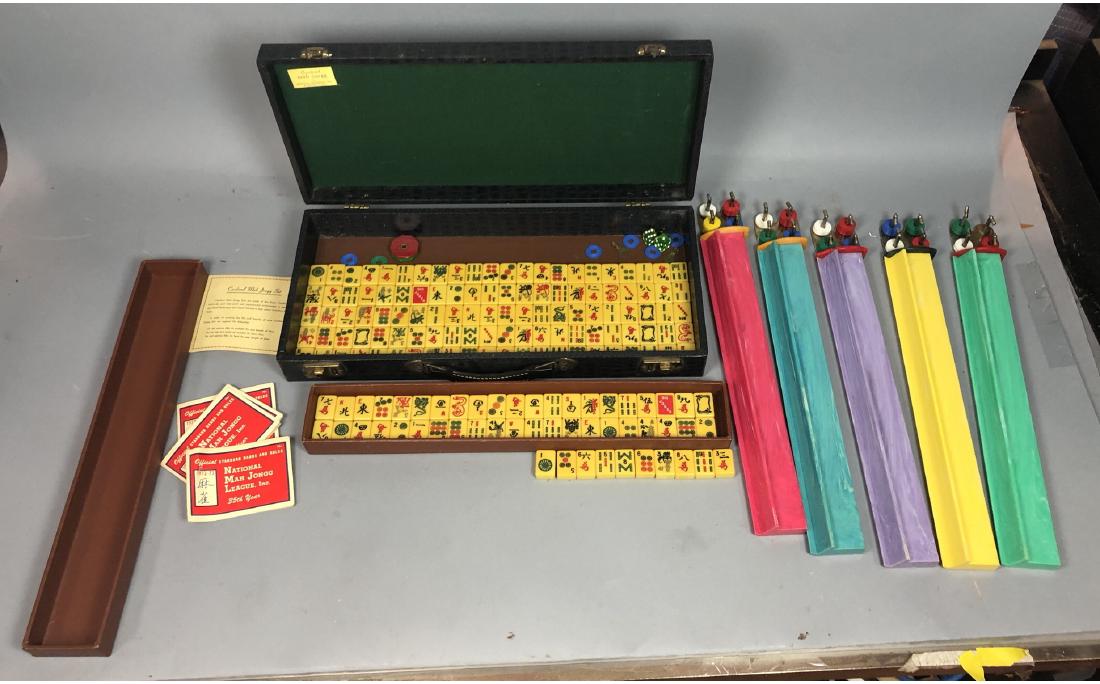 Cardinal MAH JONGG Boxed Set. Mahjongg Vintage. B (1 of 9)