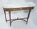 2pc Hall Console Table & Wall Mirror. Marble top - 9