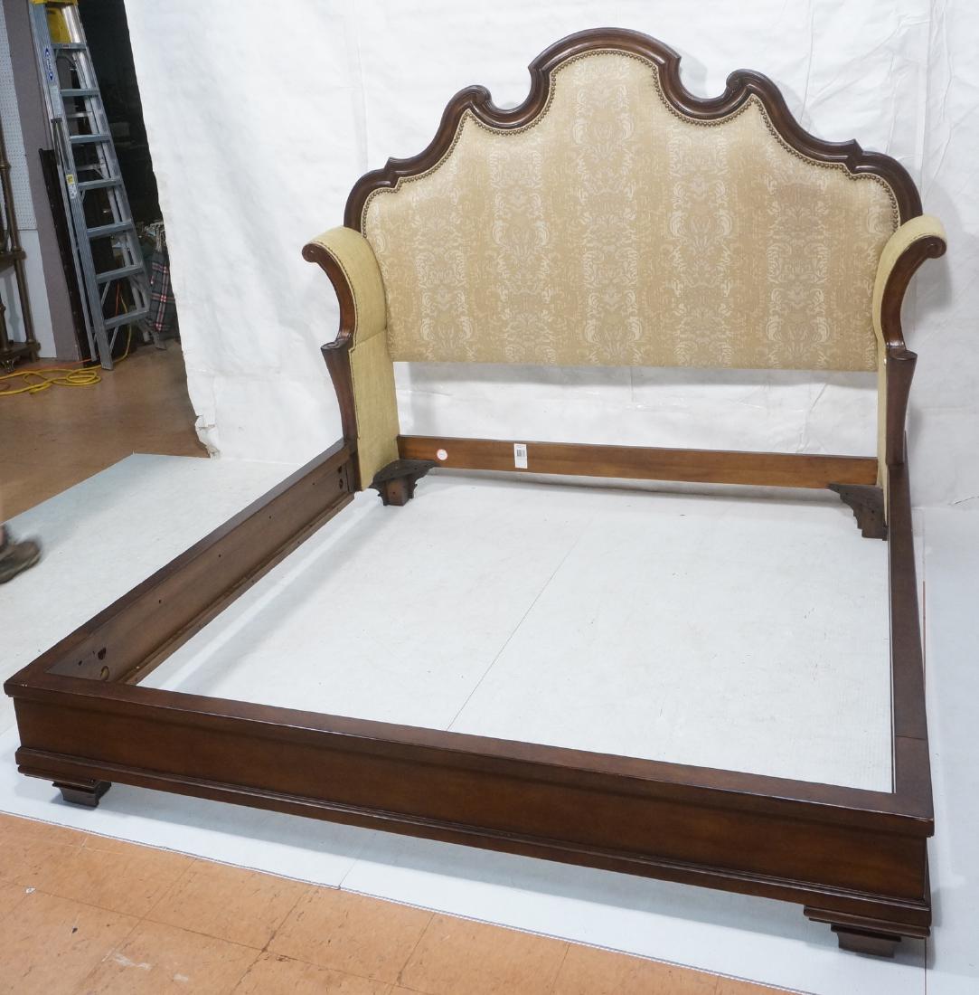 Large Oversized Upholstered Wood Frame KING Bed. (1 of 11)
