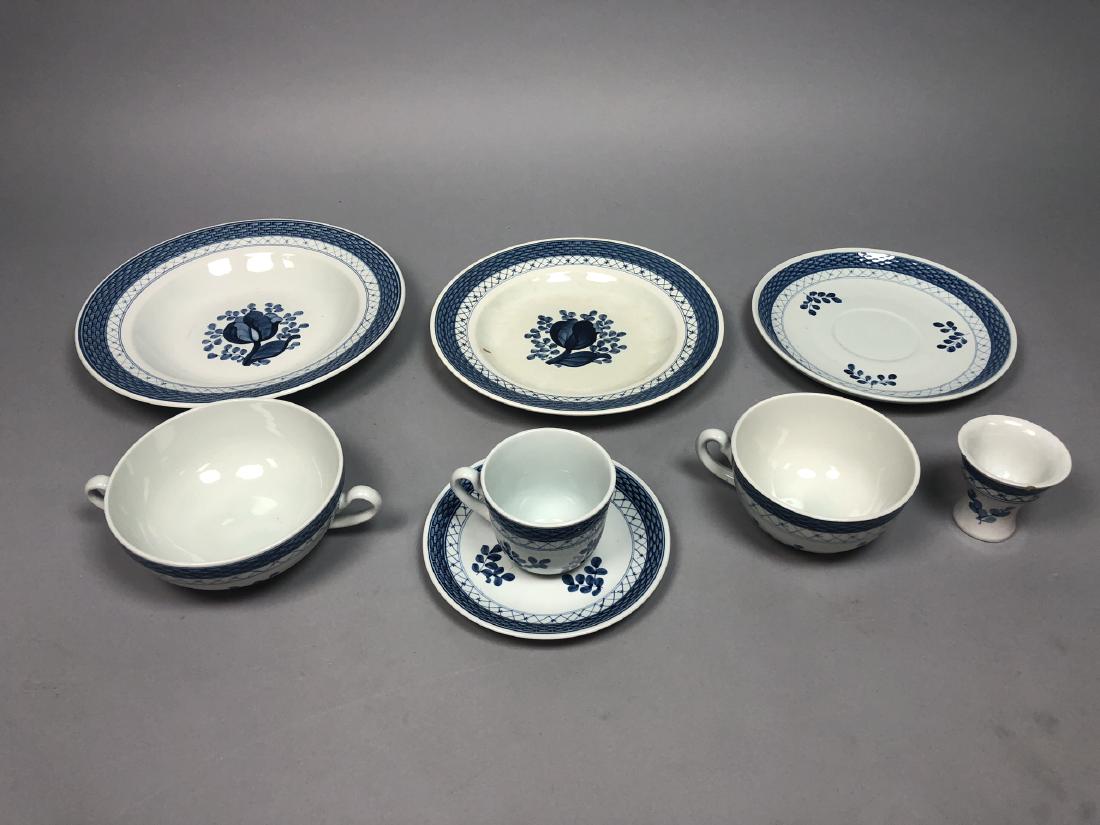 158pc ROYAL COPENHAGEN "Tranquebar" Blue China Se: 158pc ROYAL COPENHAGEN "Tranquebar" Blue China Set. Many unique pieces including egg cups, flower arrangers, toothpicks and shakers. Dinnerware-- Dimensions: ---