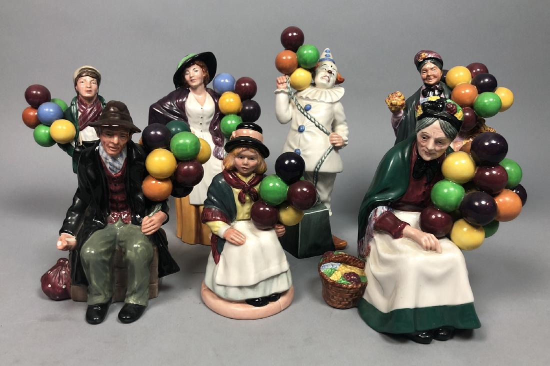 7pc ROYAL DOULTON Porcelain Figural Groups with B (1 of 20)