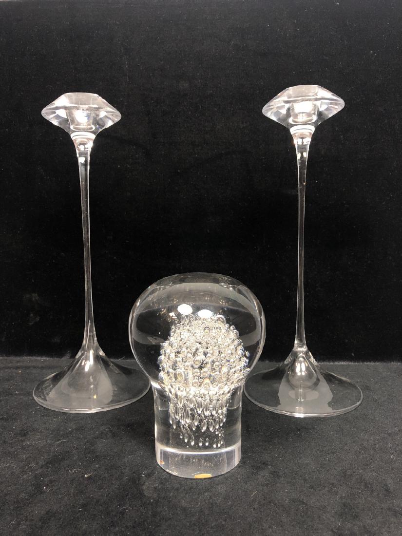3pc KOSTA BODA Swedish Crystal Lot. 1) Signed War (1 of 17)
