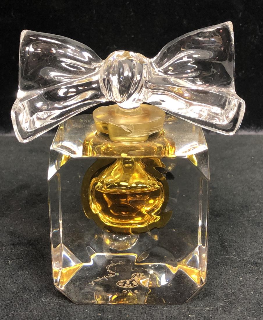 BACCARAT French Crystal Perfume Bottle. Dimpled c (1 of 6)