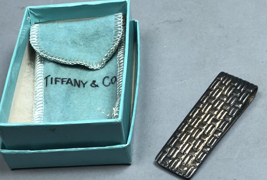 TIFFANY & Co. Sterling Silver Money Clip. Woven B (1 of 5)