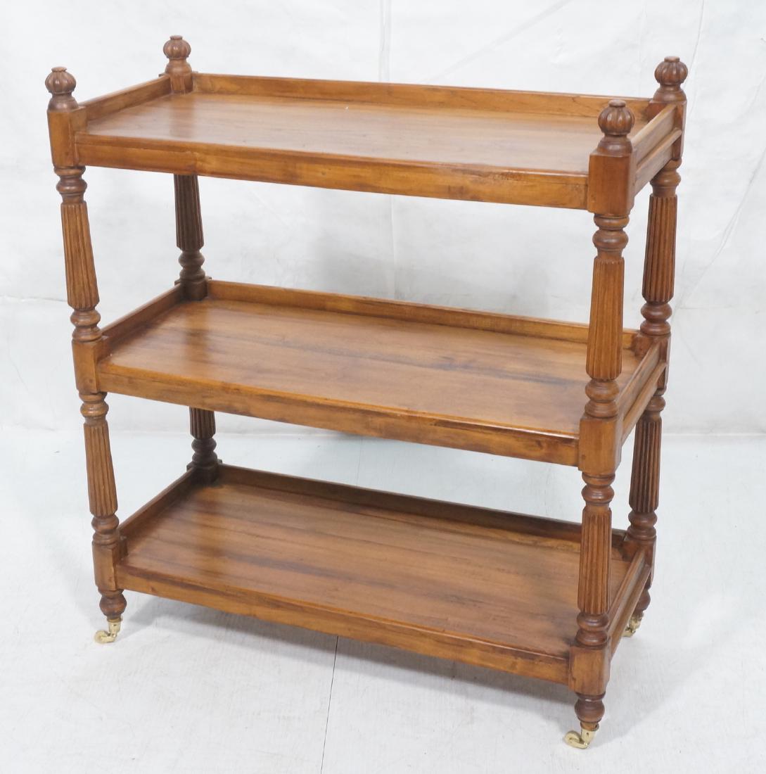 Contemporary Antique style Rolling Library Shelf. (1 of 9)