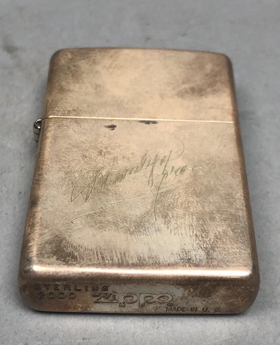 Sterling Silver Marilyn Horne ZIPPO Lighter. Insc (1 of 4)