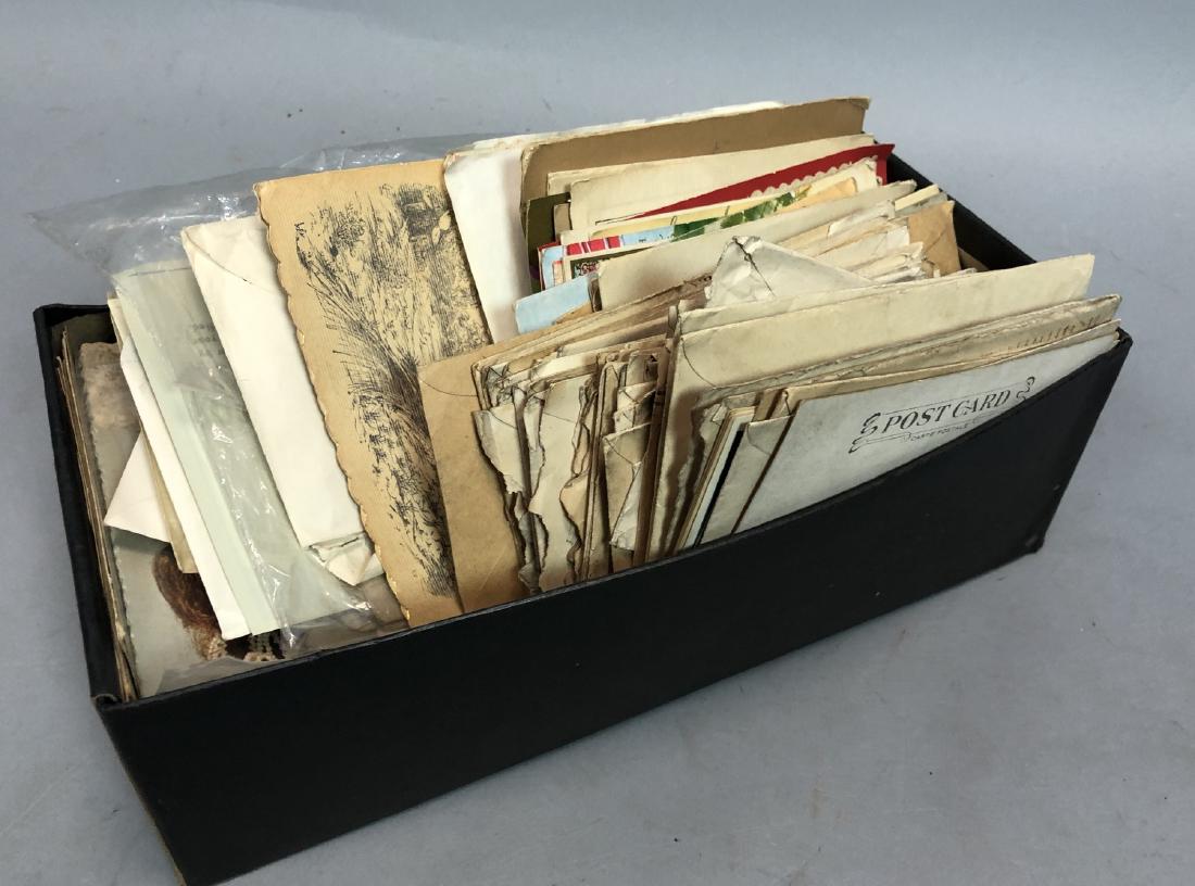 Shoebox Full Mixed Paper Ephemera. Some Advertisi (1 of 3)