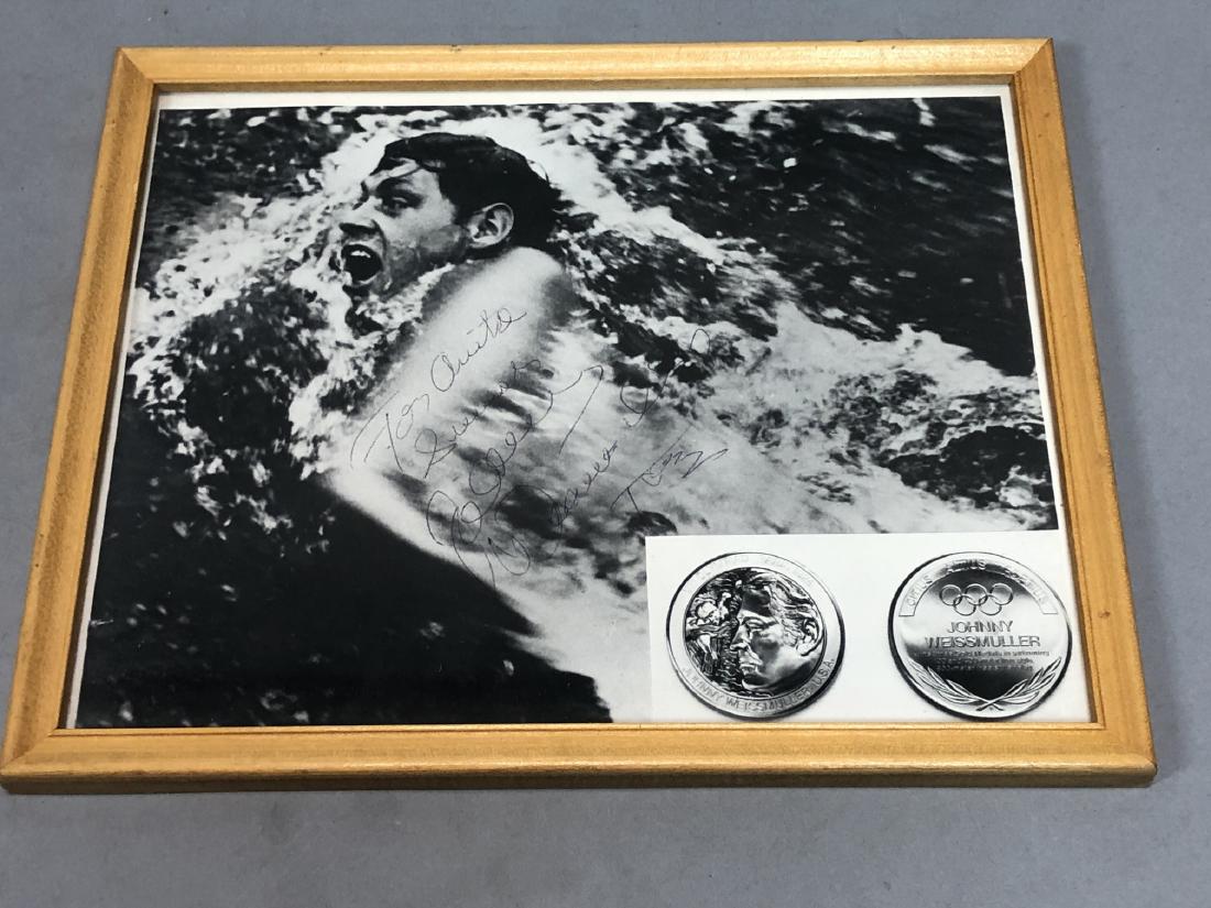 JOHNNY WEISSMULLER Signed Autographed Photograph (1 of 3)