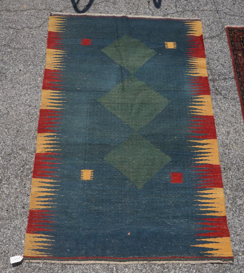 6'5x4 Flat Weave Handmade Carpet American Indian (1 of 6)