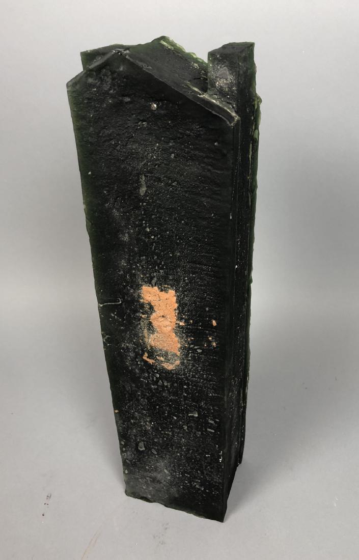 Tall Contemporary Cast Glass Table Sculpture. Bru (1 of 6)