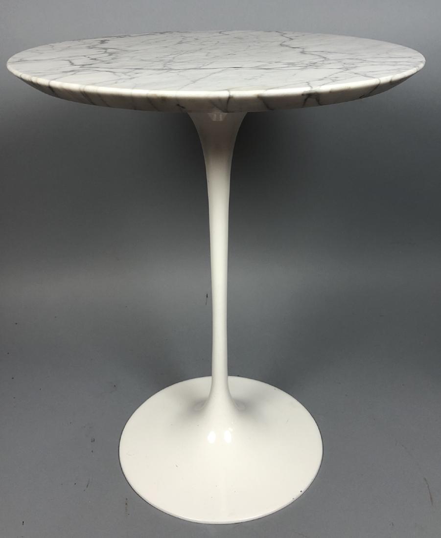 EERO SAARINEN Marble Top Tulip Side Table. Mid ce (1 of 7)
