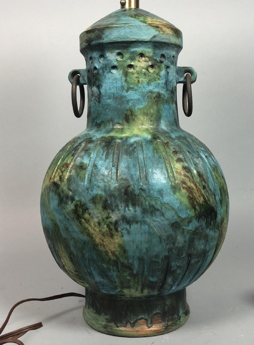 ALVINO BAGNI RAYMOR Ceramic Table Lamp. Bulbous j (1 of 8)