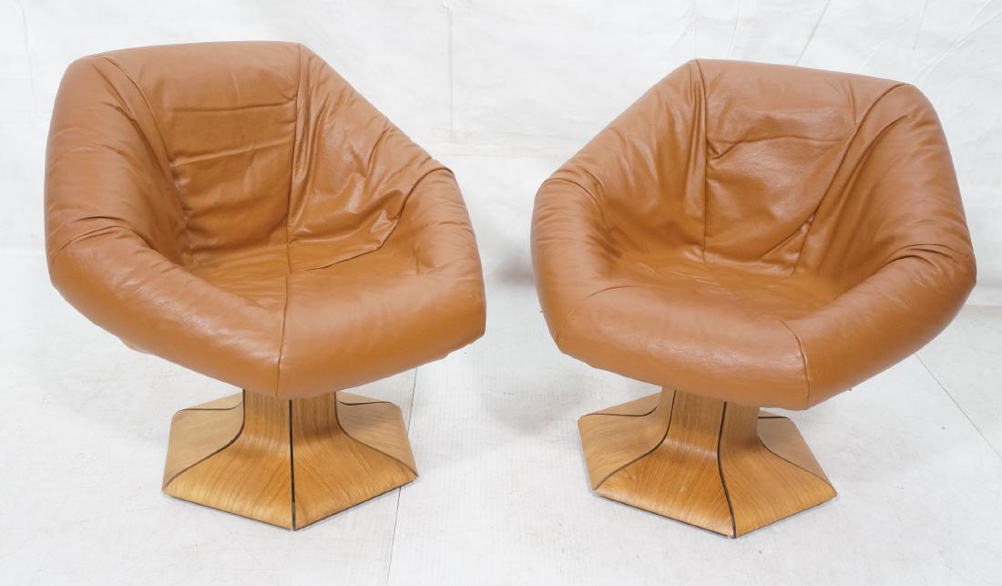 Pr WESTNOFA Norway Modern Lounge Chairs. Brown te (1 of 14)