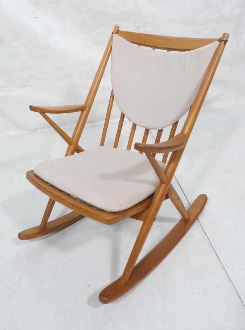 Bramin Frank Reenskaug Rocker. Danish Modern Teak (1 of 10)
