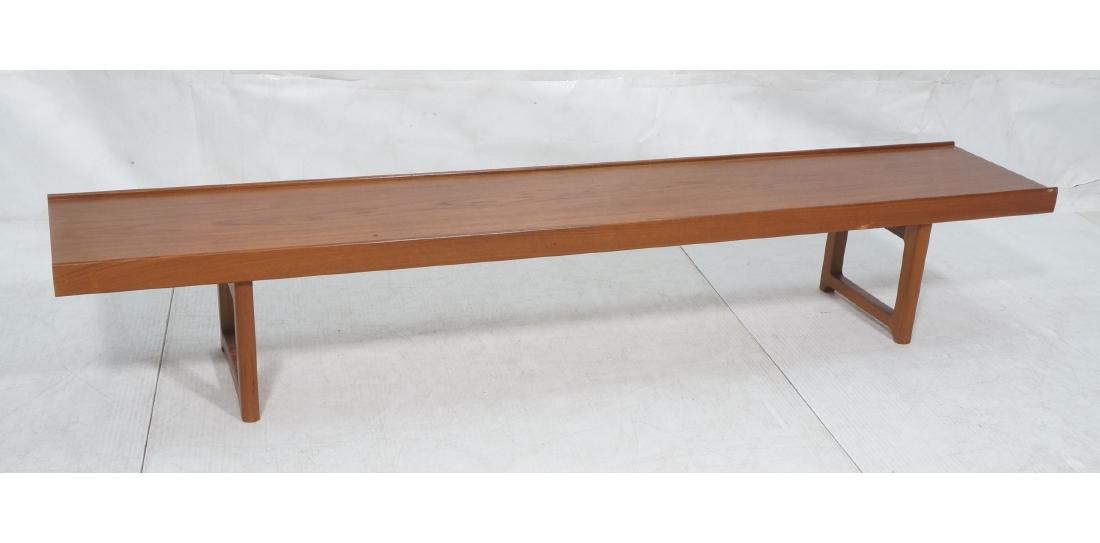 TORB JORN AFDAL Danish Modern Teak Bench Table. L (1 of 9)