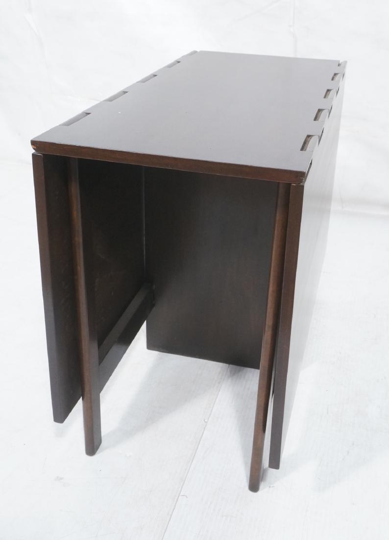 GEORGE NELSON Drop Side Dining Table. Dark staine (1 of 12)