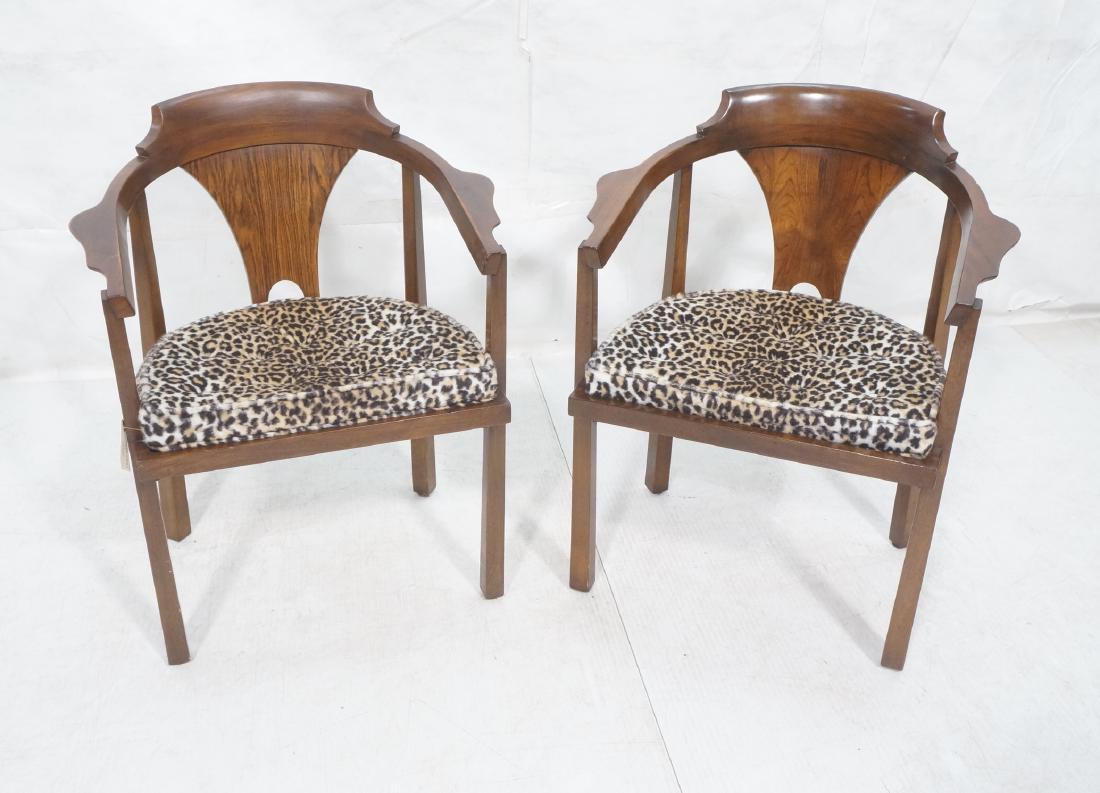 Pr EDWARD WORMLEY for DUNBAR Walnut Arm Chairs. S (1 of 12)