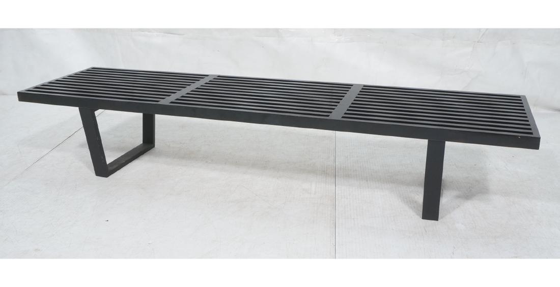 George Nelson Style Modern Slat Coffee Table Benc (1 of 8)