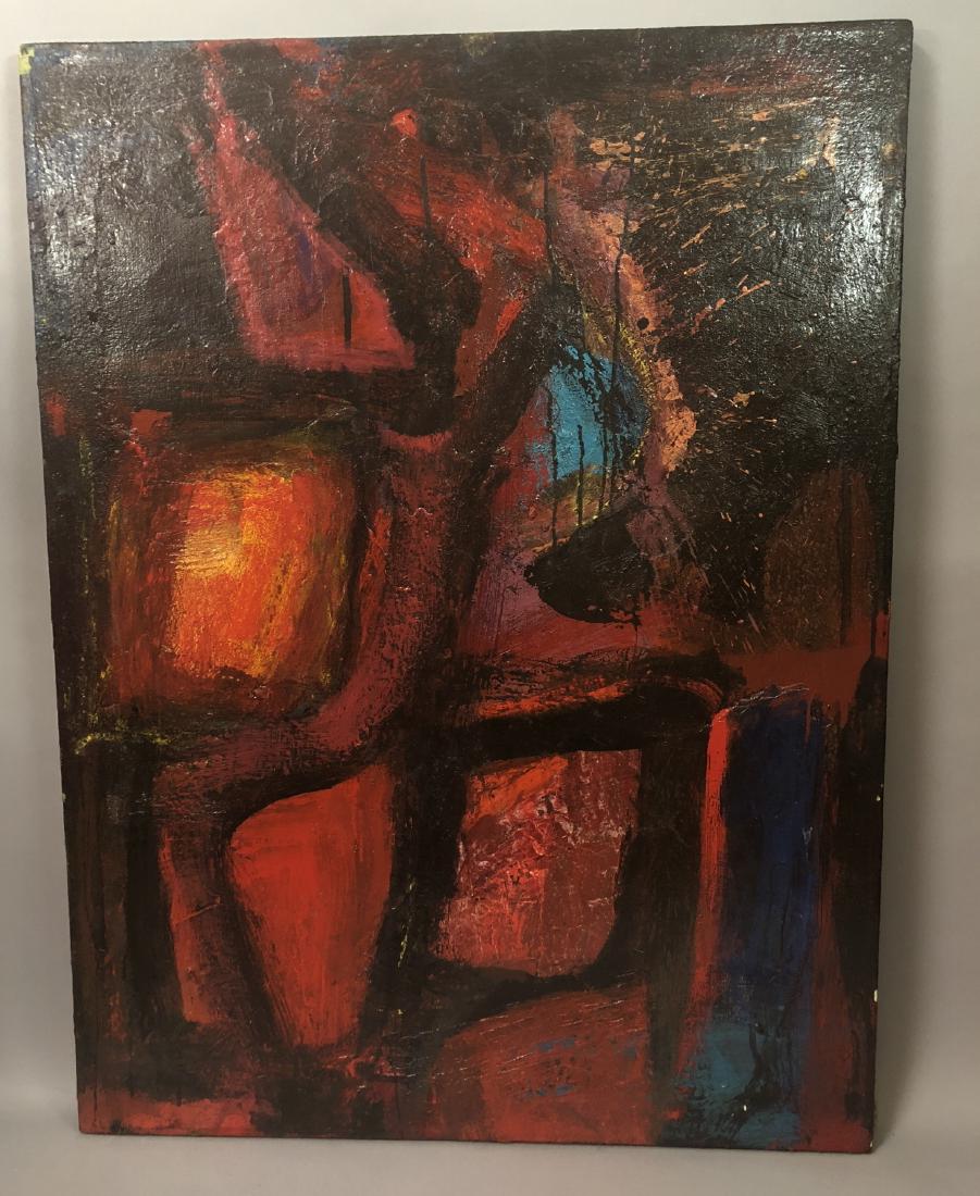 DANIEL BUCKLER Modernist Abstract Oil Painting. G (1 of 7)