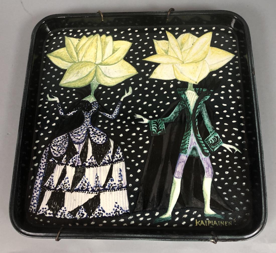 KAIPIAINEN Finnish Modern Ceramic Charger. Figure (1 of 8)