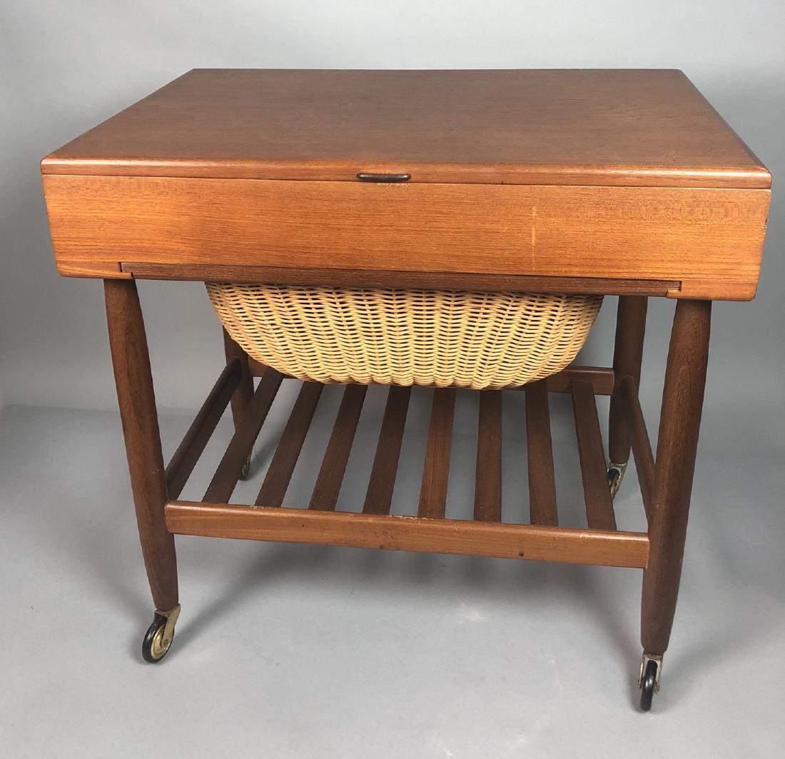 VITRE Danish Modern Teak Modern Sewing Stand. Lif (1 of 6)