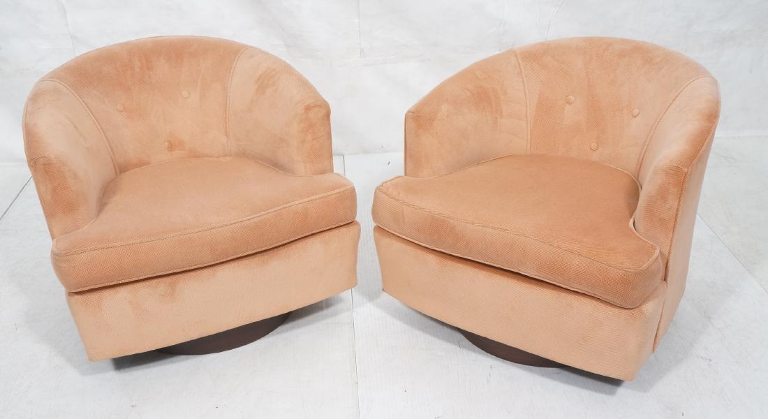 Pr MILO BAUGHMAN Style Peach Barrel Back Lounge C (1 of 10)