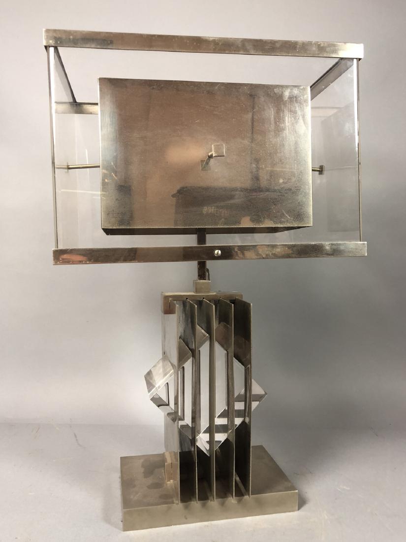 ROMEO REGA Italian Modernist Table Lamp. Chrome L (1 of 6)